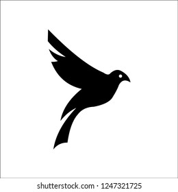 bird logo vector silhouette