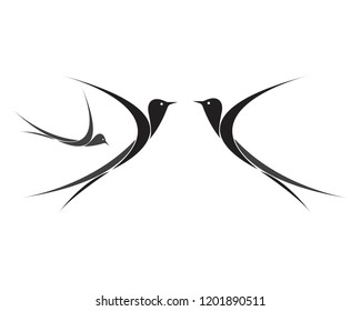 Bird logo vector template