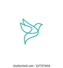 bird logo vector template