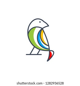 bird logo vector template