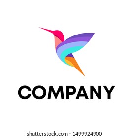 Bird logo vector template design mascot