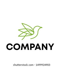 Bird logo vector template design mascot