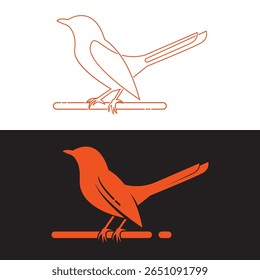 Bird logo vector template design