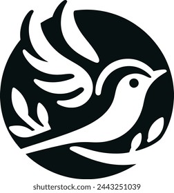 Bird logotype ┃ animal logo ┃ wild silhouette