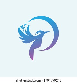 Bird logotype design template inspiration. Minimalistic bird symbol design