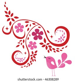 bird love card