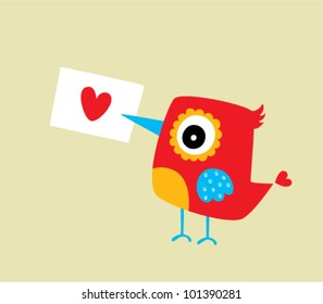 bird love letter