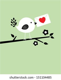 bird love letter
