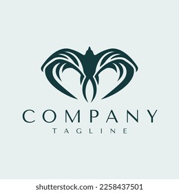 Design-Vorlage für das Logo von Bird M. Letter M Vogel Logo Grafik Vektorgrafik.