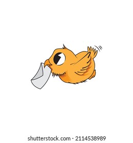 BIRD MAIL TEMPLATES LOGO VECTOR