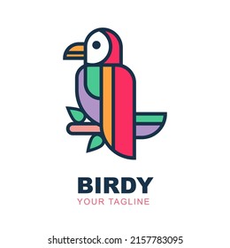 Bird Mascot Logo Business Illustration