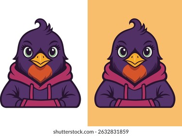 BIRD MASCOT LOGO VECTOR ART