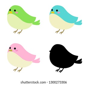 bird material set