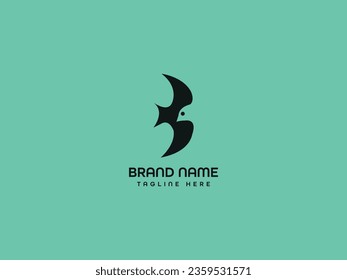 bird minimal business logo design