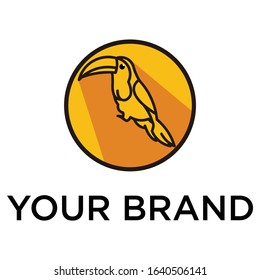 bird modern icon logo design