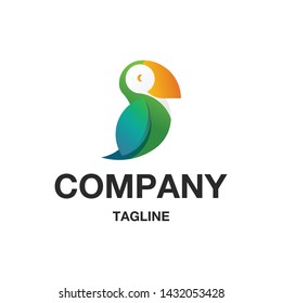 Bird modern illustration logo vector