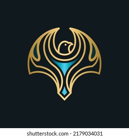 Bird Modern Luxury Logo Design