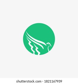 Bird nature flying rhythm mechanics symbols logo and icons