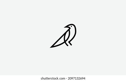 Bird nature vector logo design