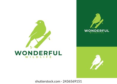 Bird Nature Wildlife Logo Design