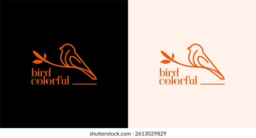 bird nest logo vector icon illustration colorful