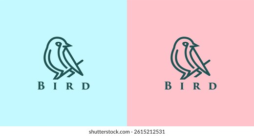 bird nest logo vector icon illustration colorful	