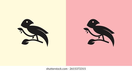 bird nest logo vector icon illustration colorful	