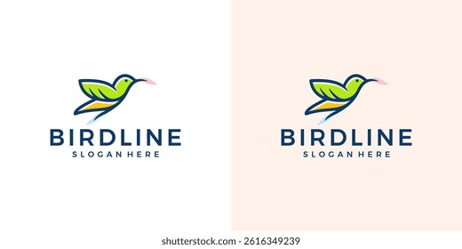 bird nest logo vector icon illustration colorful