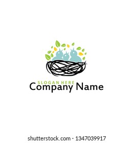 bird nest logotype