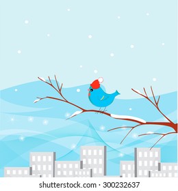 bird and new year 