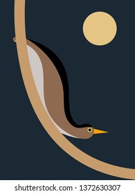 Bird on branch