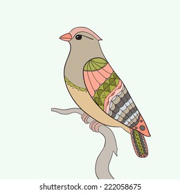 Bird on branch