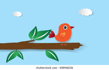 bird on branch