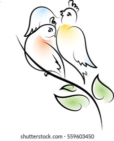 bird on branch