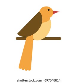 bird on branch icon image