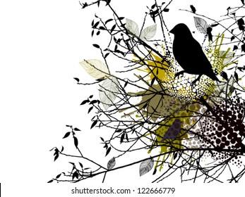 bird on a tree