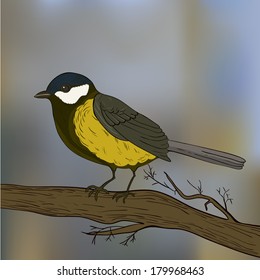 Bird on tree