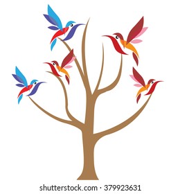 bird on tree