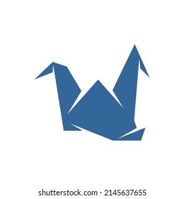 Bird Origami logo design vector. Icon Symbol. Template Illustration