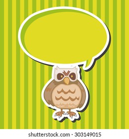 bird owl cartoon theme elements vector,eps