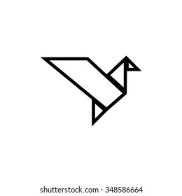 bird paper icon