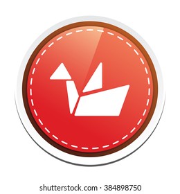 bird paper icon