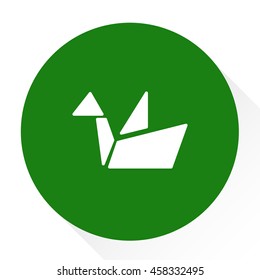 bird paper icon