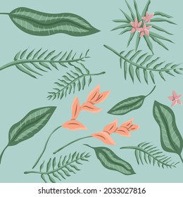 Bird of Paradise Beach Vibes texture 