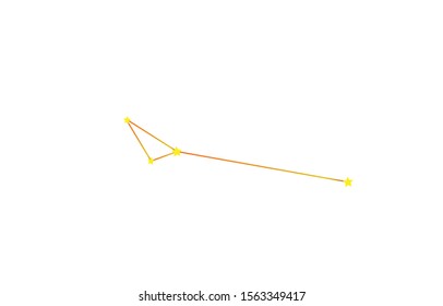 Bird of Paradise constellations vector image