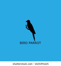 bird parrot icon sign signifier vector