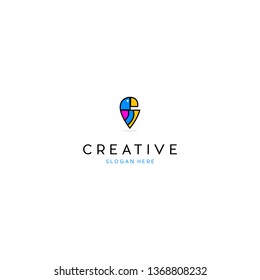 Bird Parrot Location Creative Technology Logo
