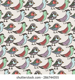 bird pattern background