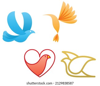 Bird pattern design and illustration art