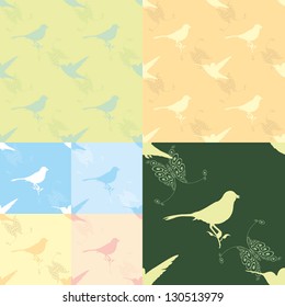 bird pattern vector